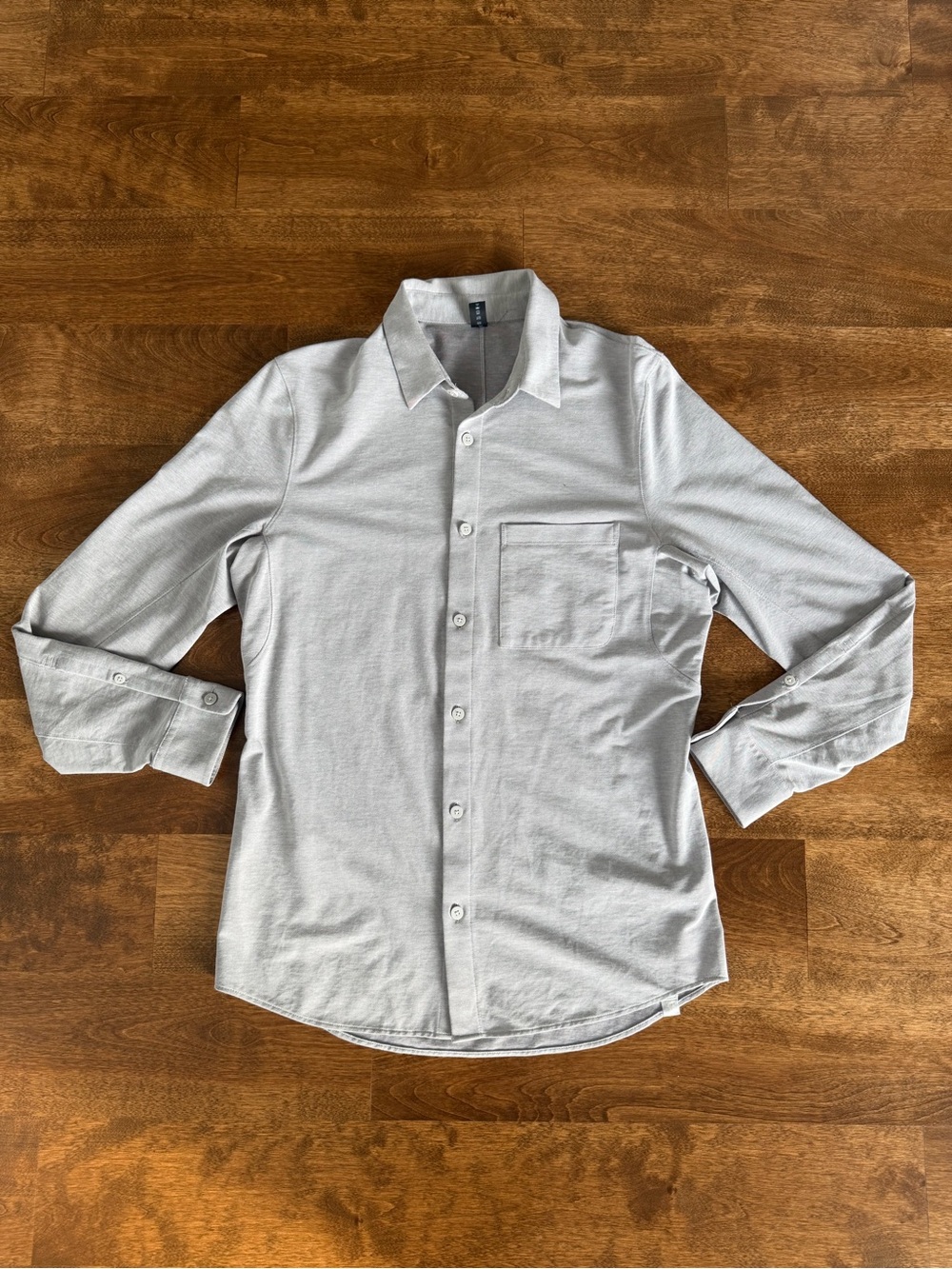 Lululemon Men’s Gray Long Sleeve Button Down Shirt XS